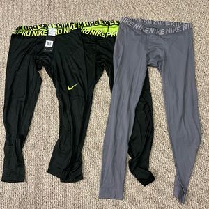 Nike compression pants. Xxl